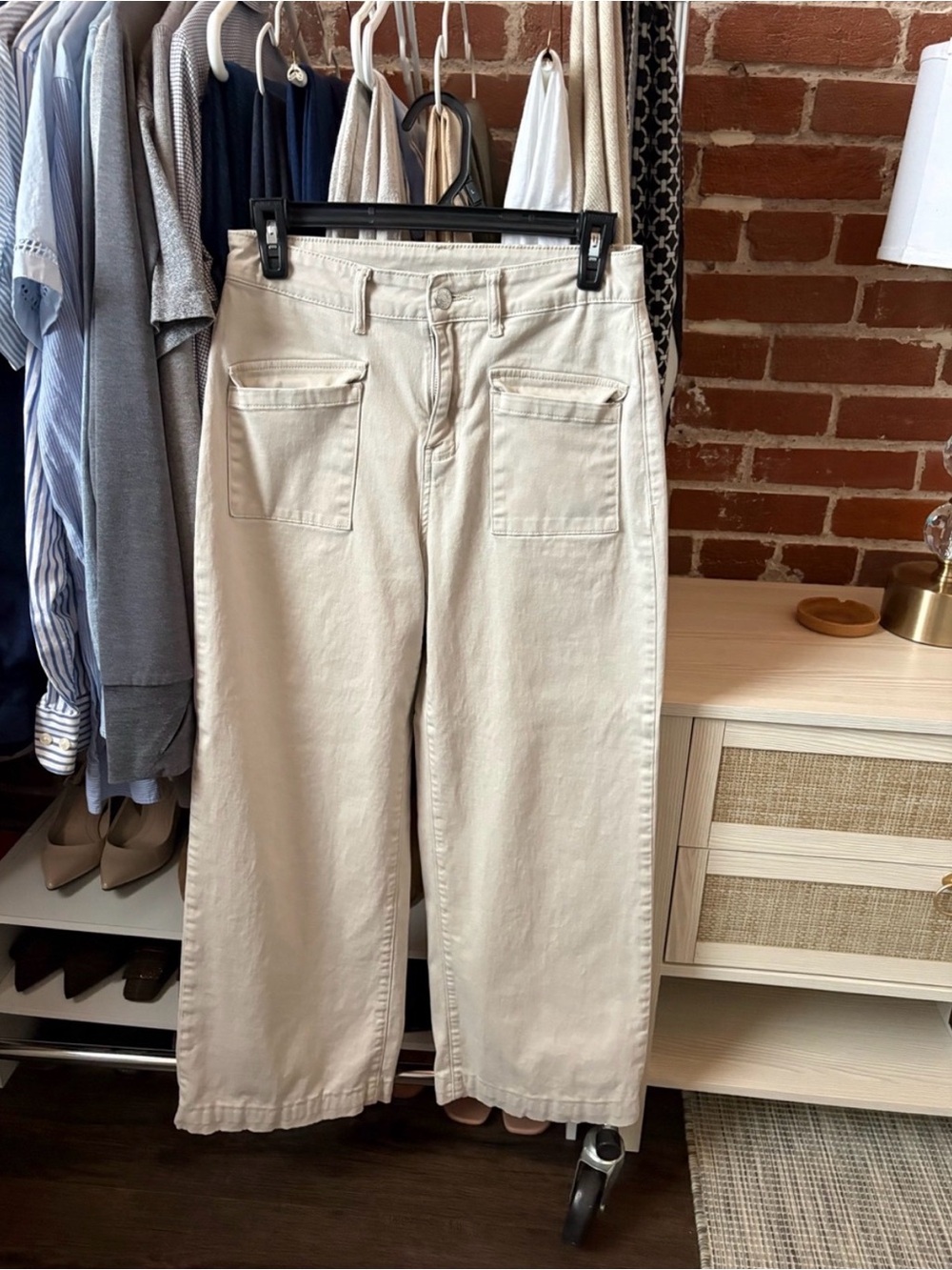 High-Rise Wide Leg Pants